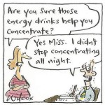 Energy drink cartoon