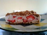 Raw strawberry cheese cake #2