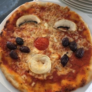 funny pizza face