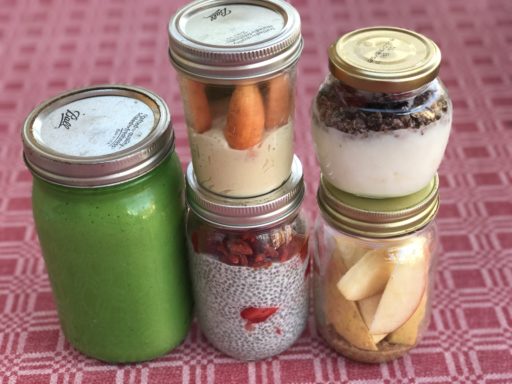 Easy Mason Jar Snack Ideas